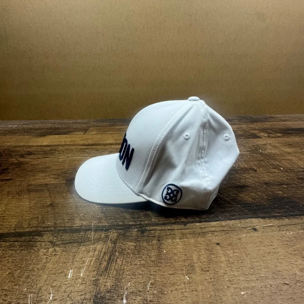 G/FORE Bandon Dunes Golf Hat White Flexfit 110 Snapback Puffin Logo Adjustable